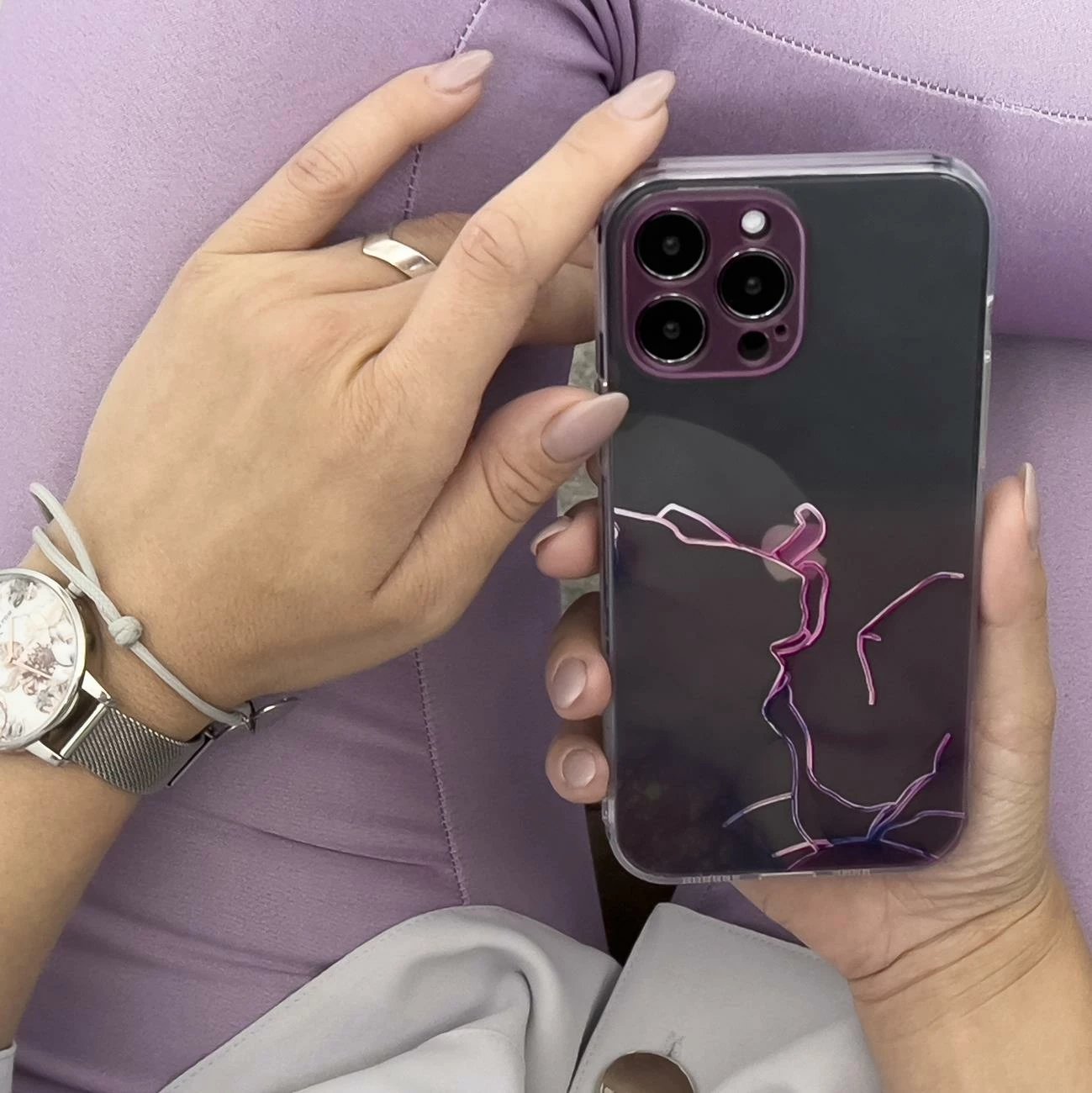Mbështjellës Hurtel Marble Case për iPhone 12 Pro, TPU, Mint Marble