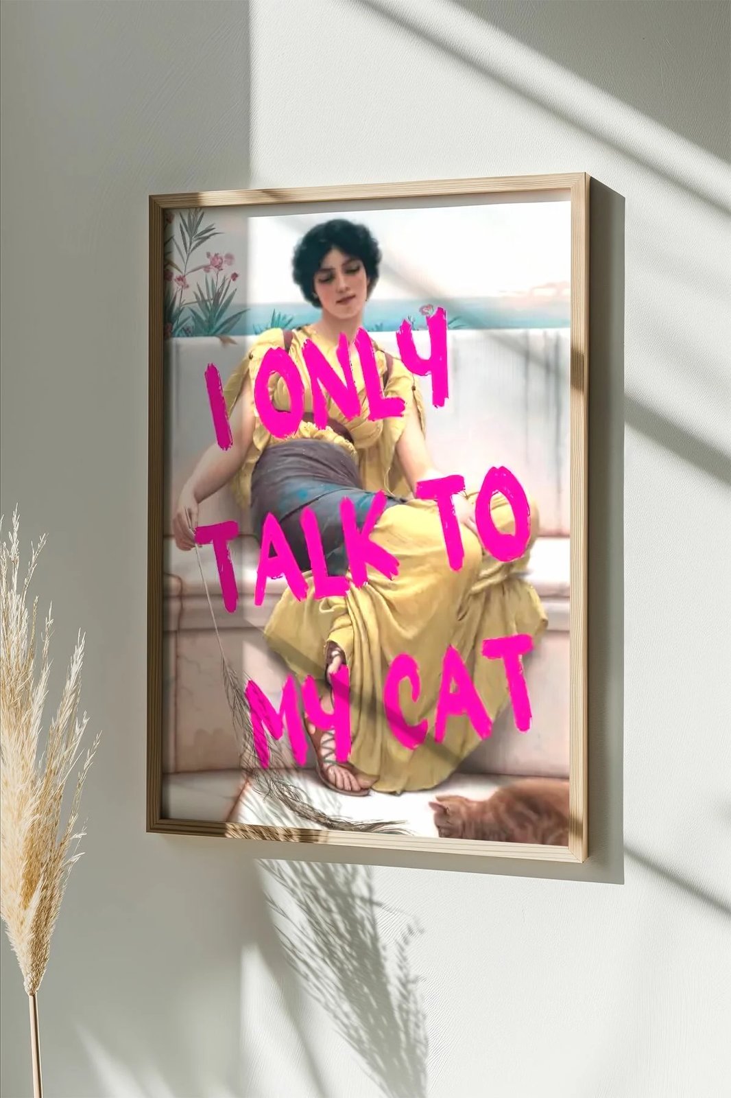 Pikturë dekorative me kornizë, shumëngjyrëshe, Wallity, Artsmdftek33-5070, 50x70cm