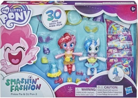 Set lodrash My Little Pony Hasbro F1286, 2 figura, shumëngjyrëshe