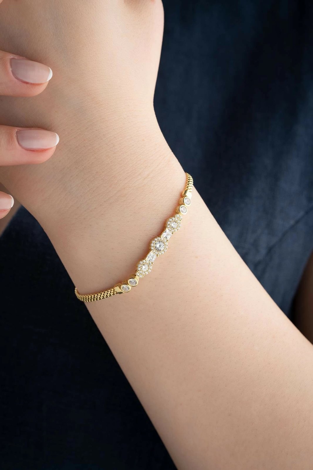 Byzylyk argjendi Jumeon, i veshur me ar, NRZ999443