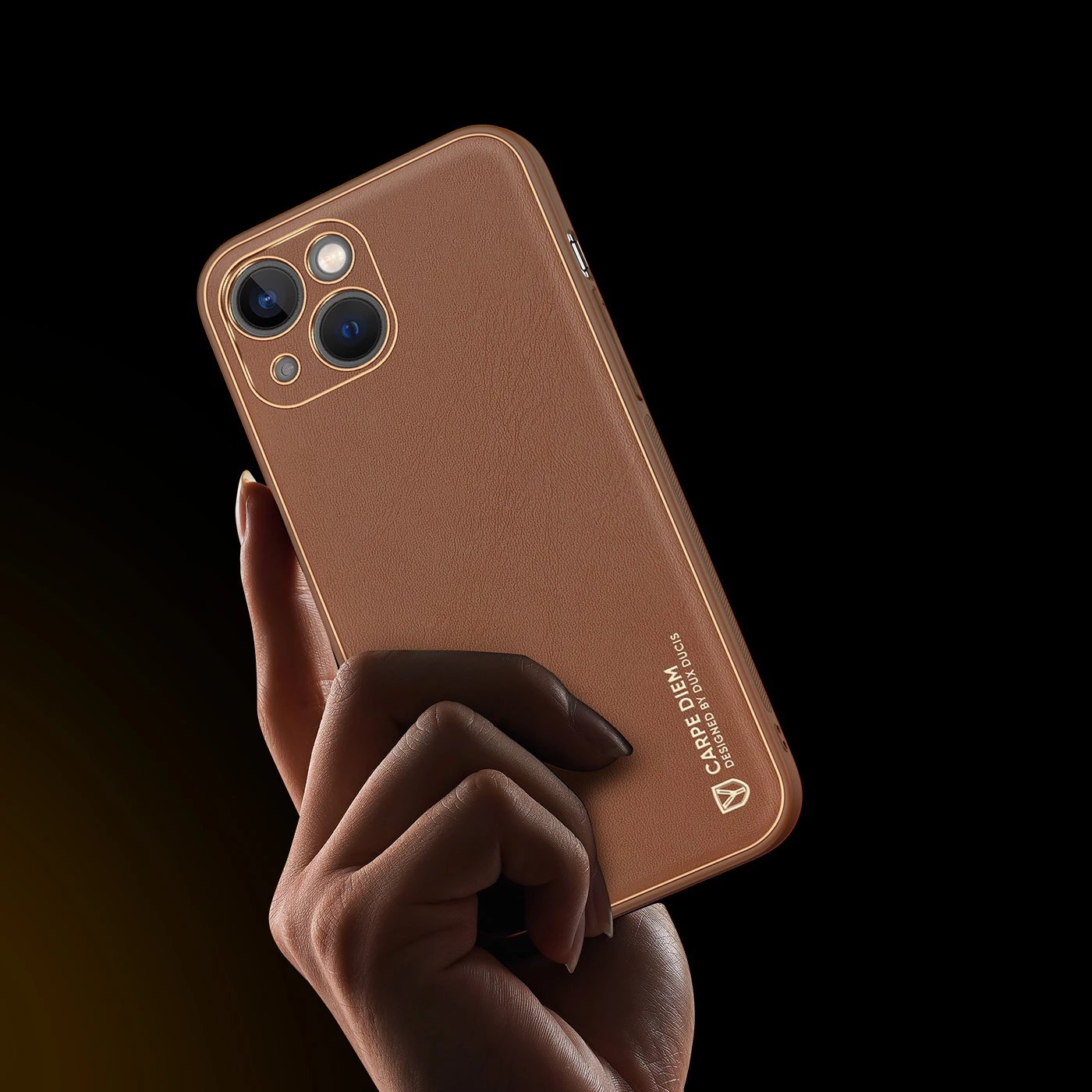 Mbështjellës Dux Ducis Yolo për iPhone 14 Plus, Kafe