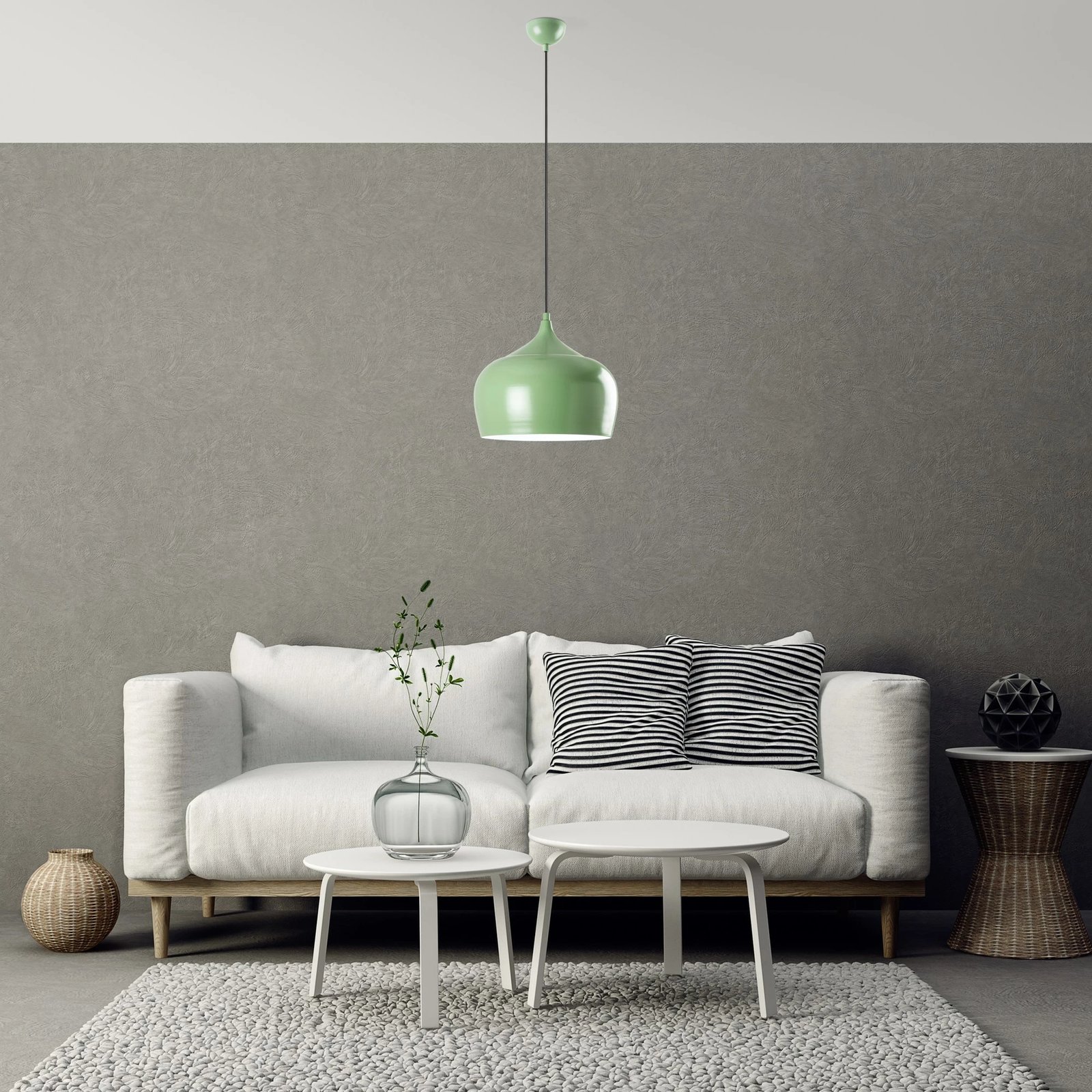 Llambë tavani Opviq, patine, ngjyrë mint Llambë tavani Opviq, patine, ngjyrë mint