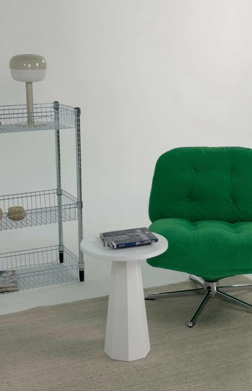 Tavolinë anësore, ngjyrë e bardhë, Skye Decor, Lilyum 47