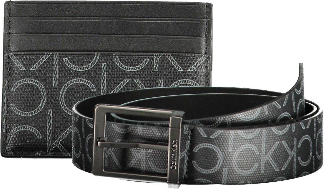 Set portofol + rrip Calvin Klein meshkuj, i zi