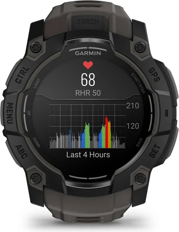 Smartwatch Garmin Instinct 3 AMOLED, 50 mm, GPS, i zi