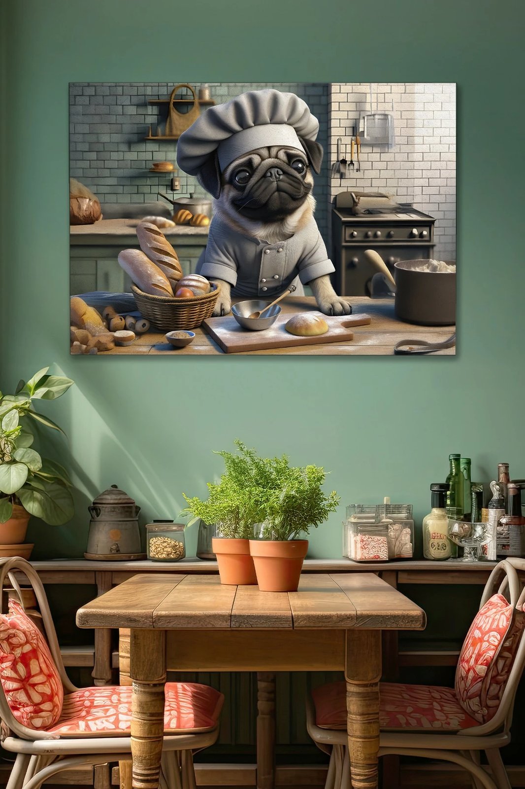 Pikturë dekorative në kanavacë, shumëngjyrëshe, Ersyaıhyvn22, 50x70cm