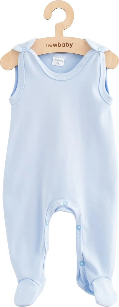 Kombinezon bebe, New Baby, Classic II, 100% pambuk, madhësia 74 (6-9m), blu