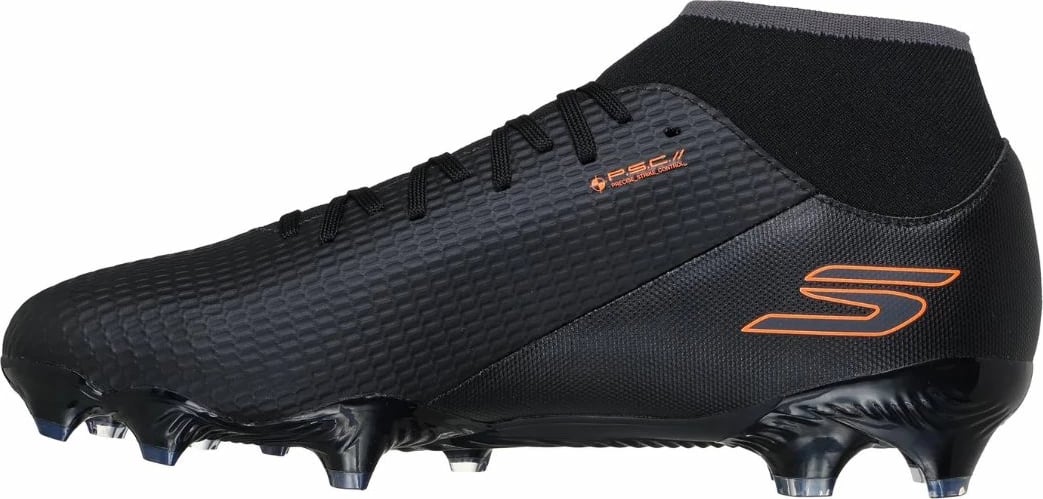 Atlete futbolli Skechers për meshkuj, zi-portokalli