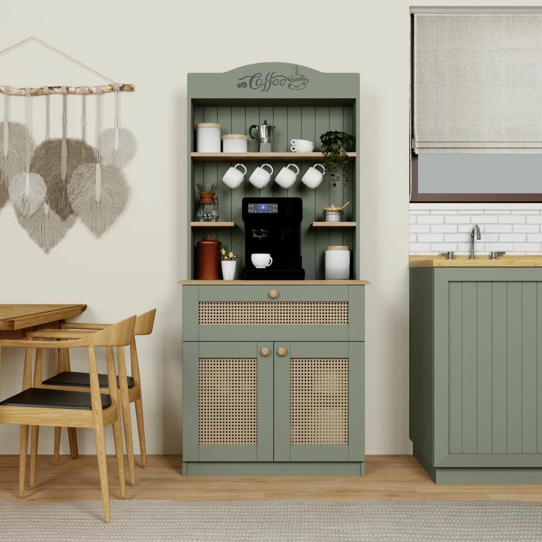 Stendë kafeje, ngjyrë e gjelbër, Skye Decor, Lucas 1600-129