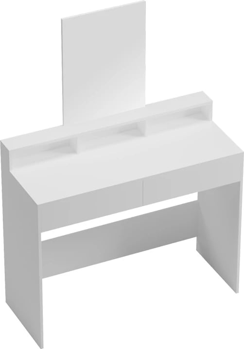 Tavolinë grimimi Frentsel, ngjyrë e bardhë, 100x40x140cm