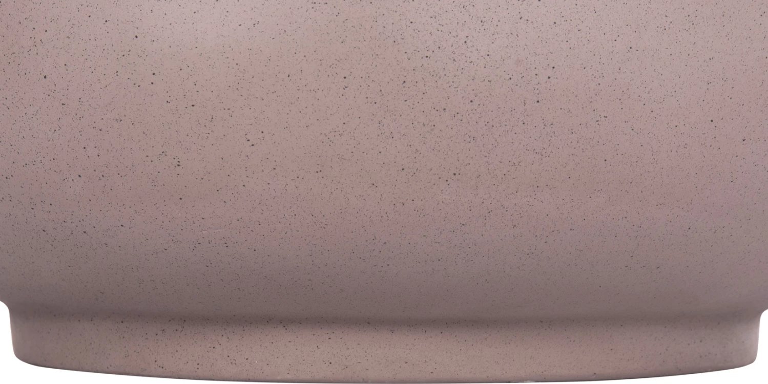 Vazo dekorative për dysheme, fibër-cement, ngjyrë gri matte, dru tik, LINTER FH4662.05L, 41x47cm