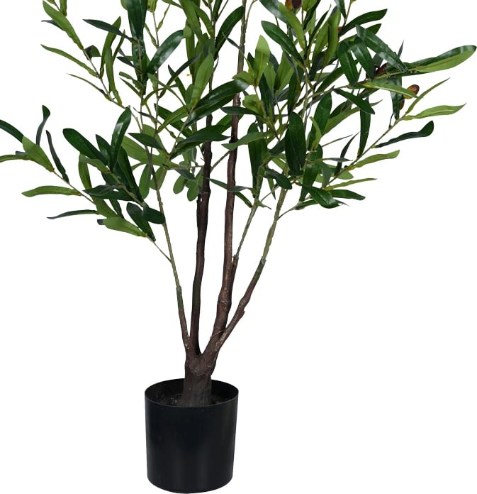 Bimë dekorative ulliri në vazo, jeshile, 120cm