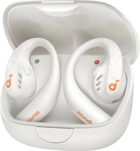 Kufje pa tela Anker Soundcore AeroFit Pro, Bluetooth, Mikrofon, të bardha