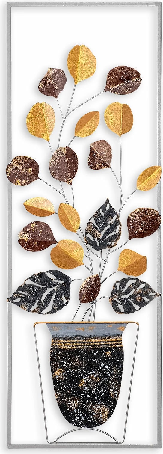 Aksesor dekorativ metalik për mur, Wallity, Alder - 077