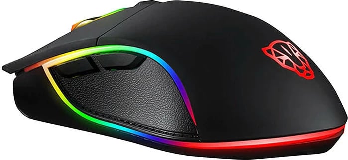 Maus gaming Motospeed V30 me kabllo, RGB, 3500 DPI, i zi