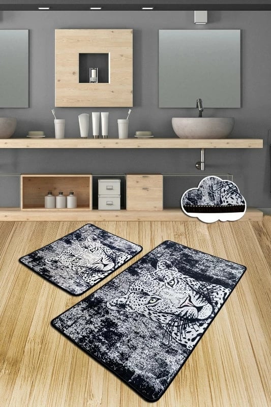 Set tapetash për banjo (2 copë), Mijölnir, Tıger, shumëngjyrëshe