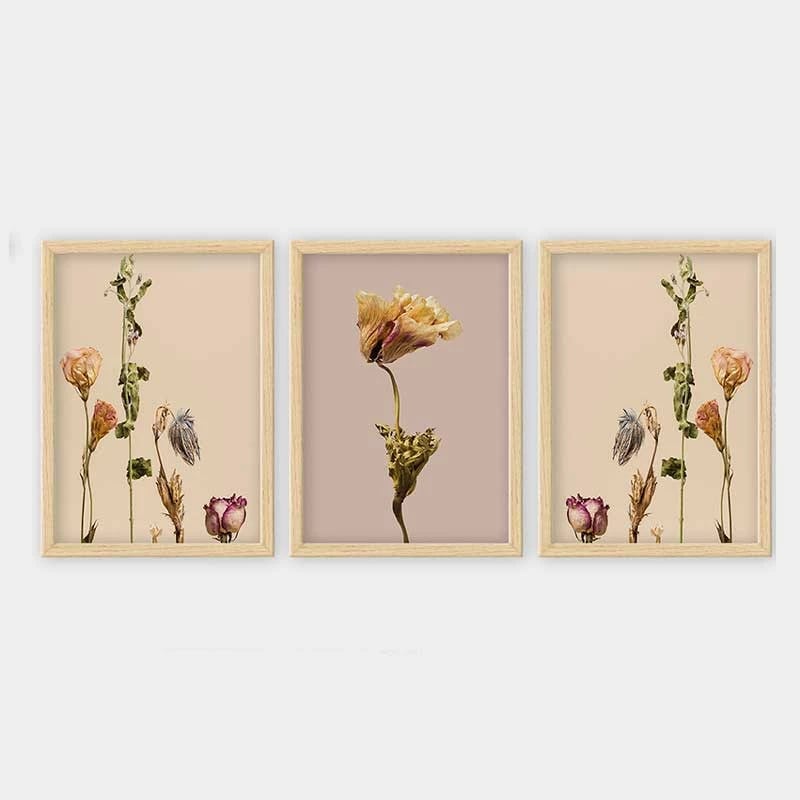 Pikturë dekorative me kornizë (3 copë), Wallity, 3NTC_4540429_3545