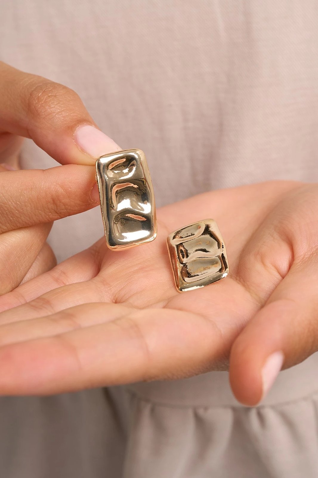 Vathë metalik Elika, ngjyrë ari, ELKGC68349