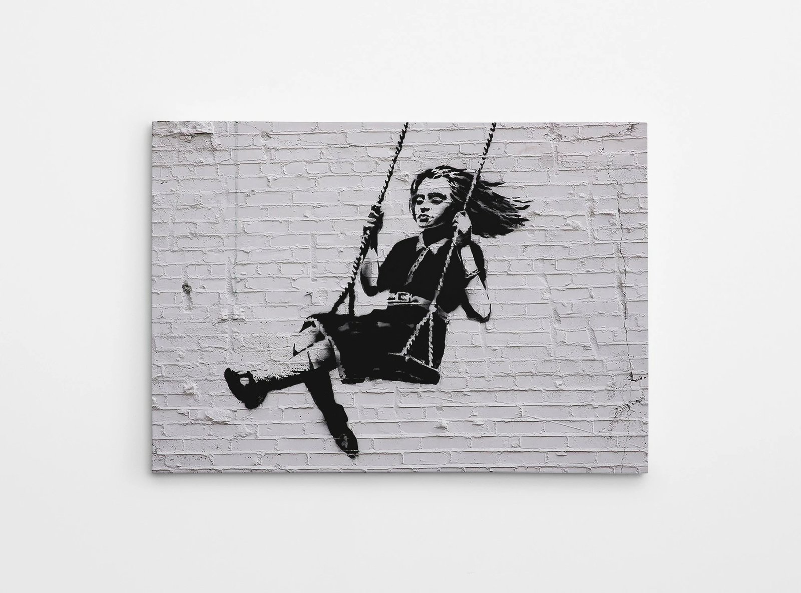 Pikturë dekorative në kanavacë, Banksy, shumëngjyrëshe, KNV4550_70100, 70x100cm