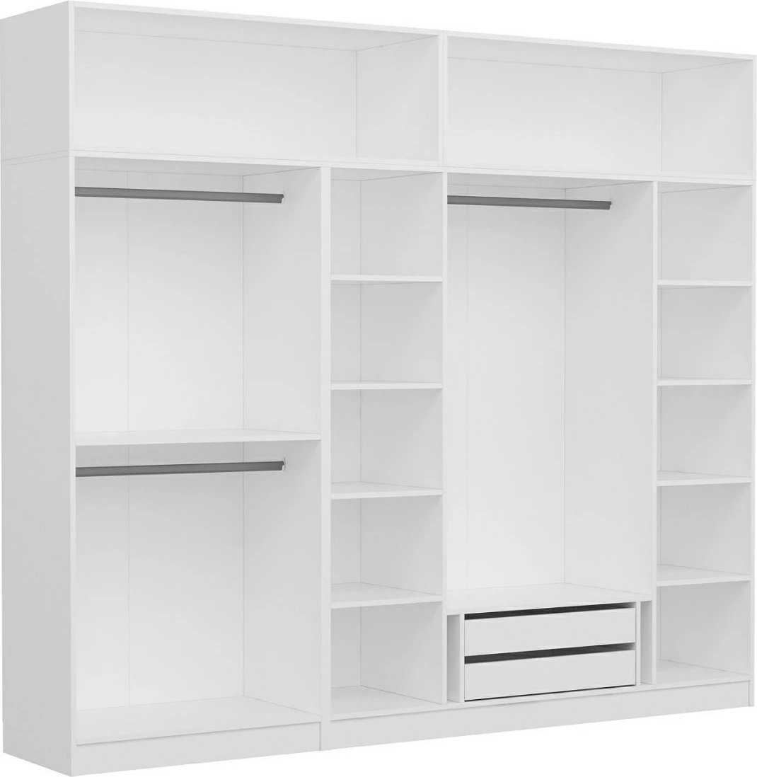 Dollap Skye Decor, ngjyrë e bardhë, Kale - 3931