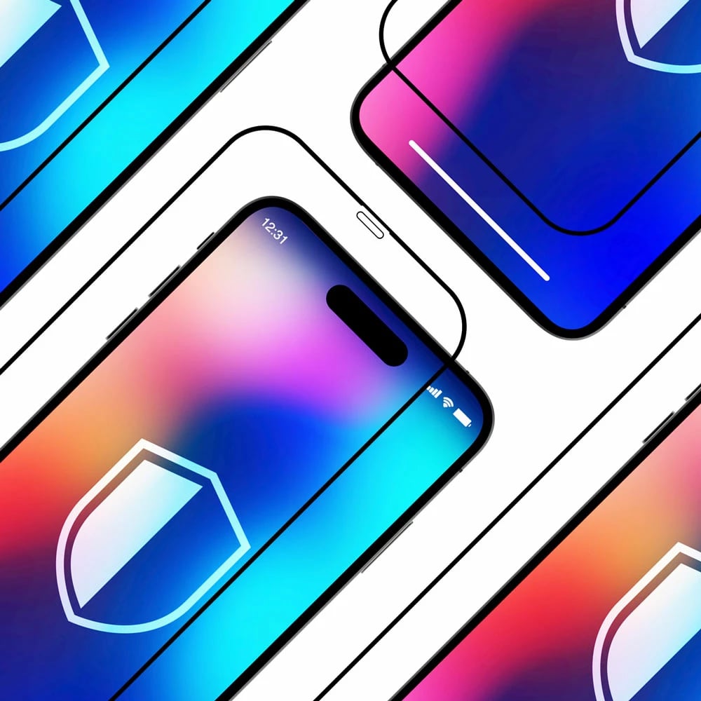 Set mbrojtës për telefon 3mk Comfort Set 4in1 për iPhone 14 Pro Max, Zi