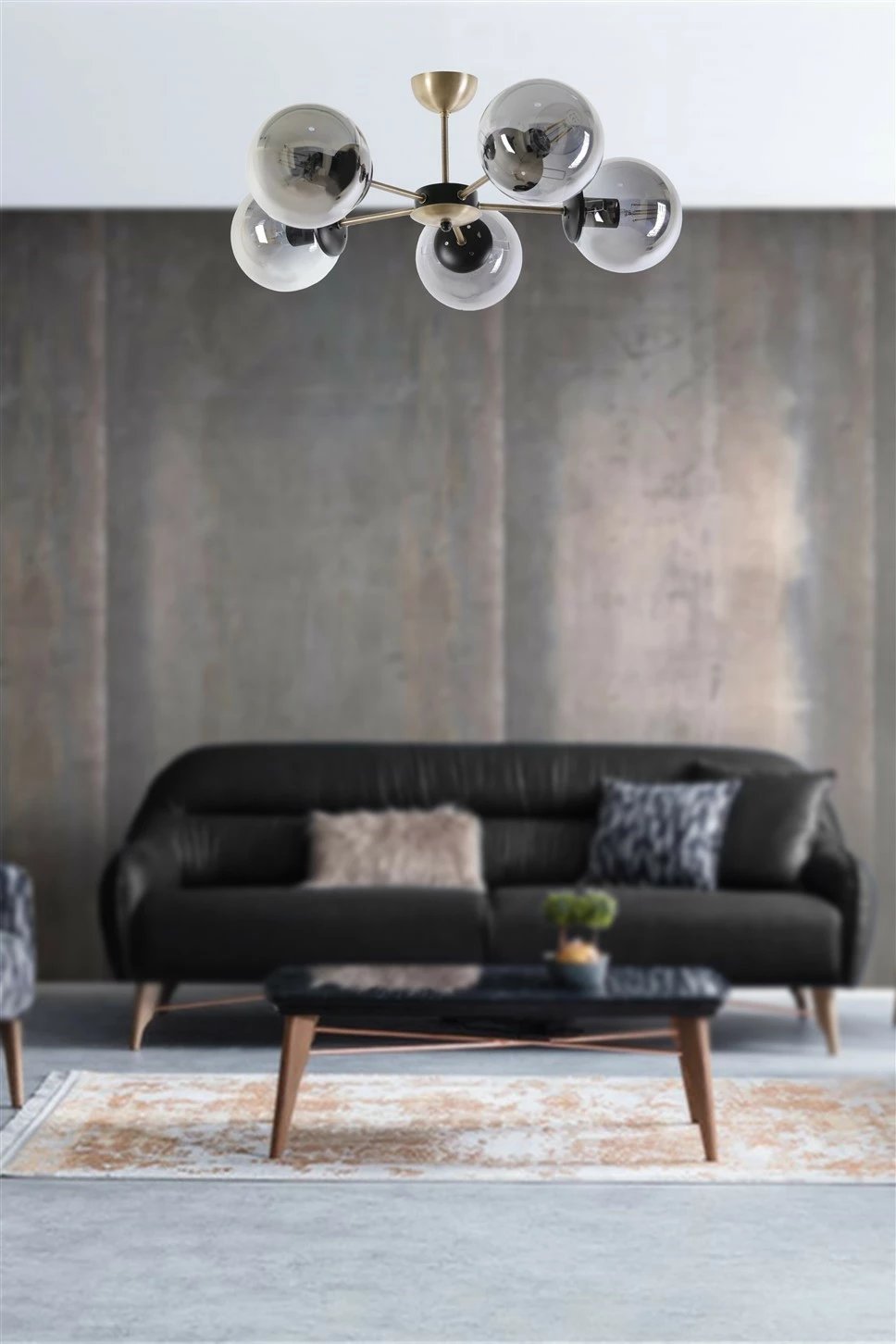 Llambë tavani Opviq, bakër dhe fume, 8506-5