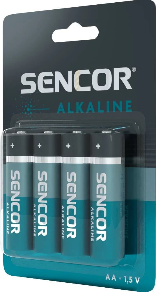 Bateri Sencor SBA LR6 4BP AA Alk, 4 copë