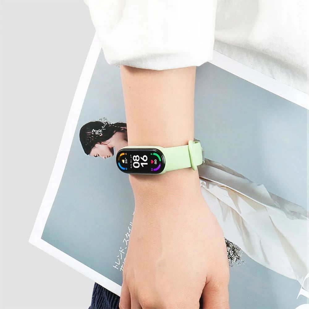 Rrip për smartband Tech-Protect IconBand për Xiaomi Mi Band 5/6/7/NFC, Rozë e çelët