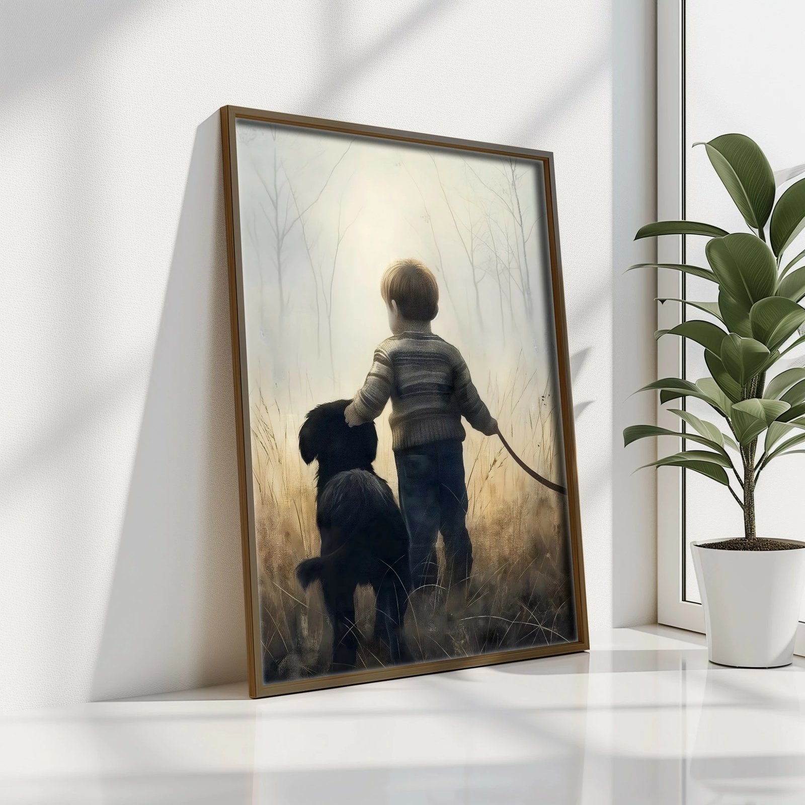 Pikturë dekorative me kornizë MDF, Wallity, GE229-L