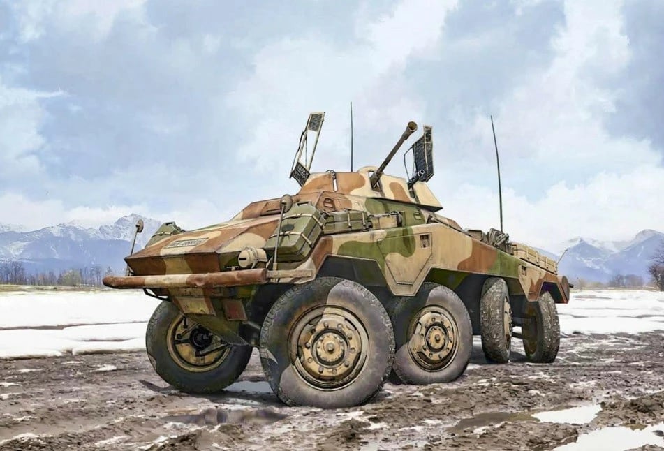 Model plastik Italeri Sd.Kfz 234/1, 1:35, 17.1 cm, për djem e vajza