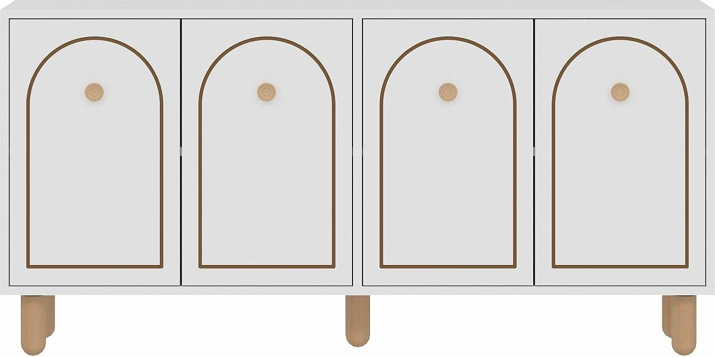 Konsol Skye Decor, e bardhë, Mıdmod