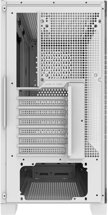 Kasë Darkflash DRX90 Mesh, Mid Tower, 4 ventilatorë RGB, xham i temperuar, e bardhë