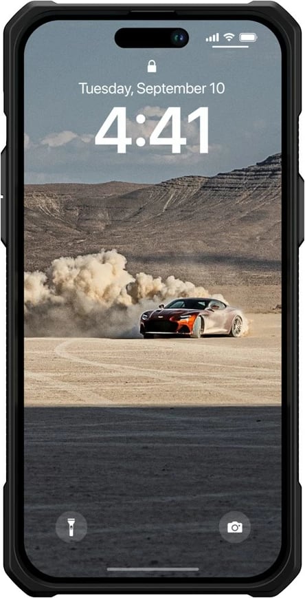Mbështjellës Urban Armor Gear Monarch për celular Apple, 6.7", i zi