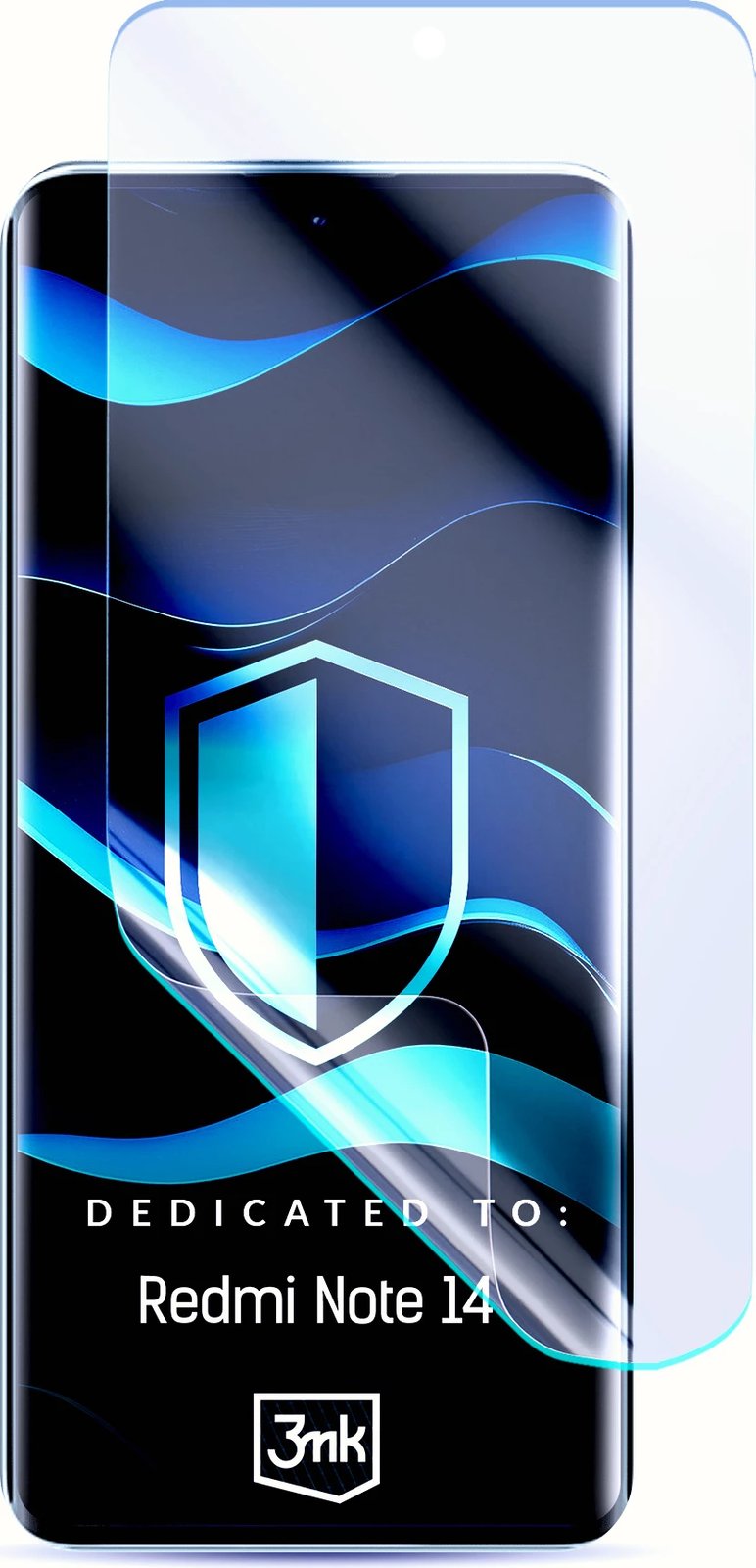 Mbrojtës ekrani FlexibleGlass 3mk për Xiaomi Redmi Note 14 4G, Transparent