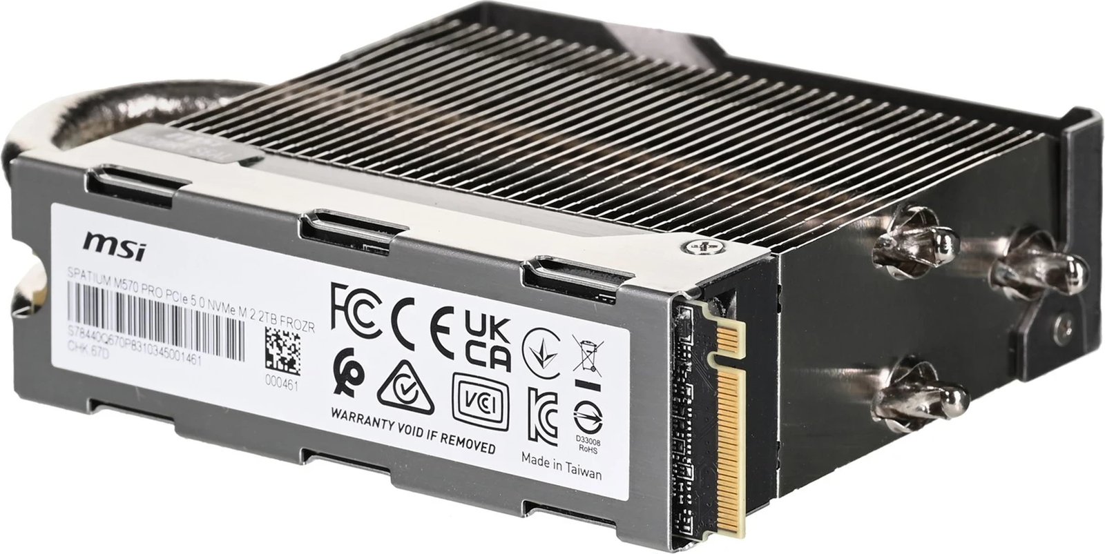 SSD MSI SPATIUM M570 PRO 2TB PCIe 5.0 NVMe M.2