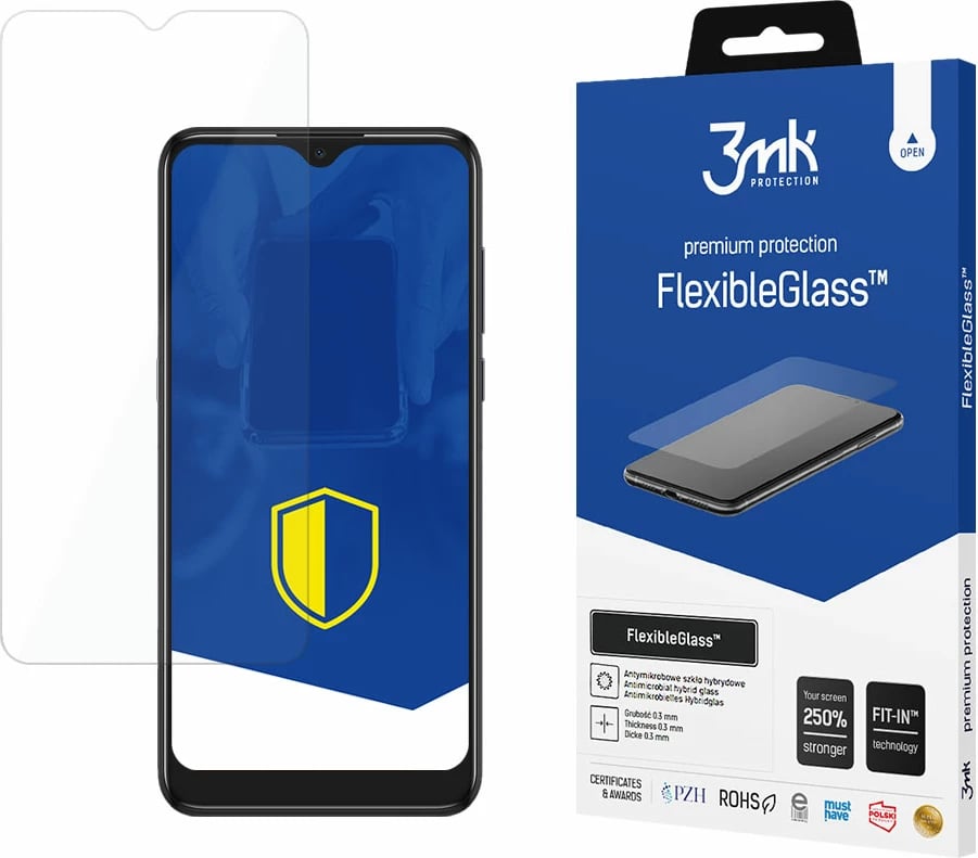Mbrojtës ekrani 3mk FlexibleGlass për Alcatel 1S 2020, transparent