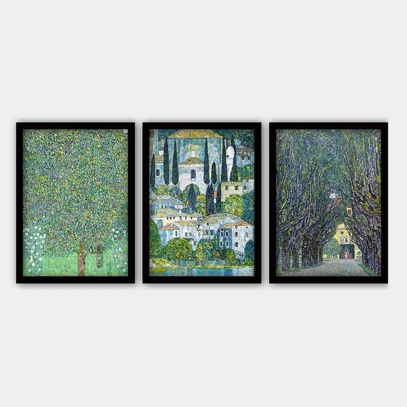 Pikturë dekorative me kornizë (3 copë), Wallity, 3SC_UN3848003 _3545