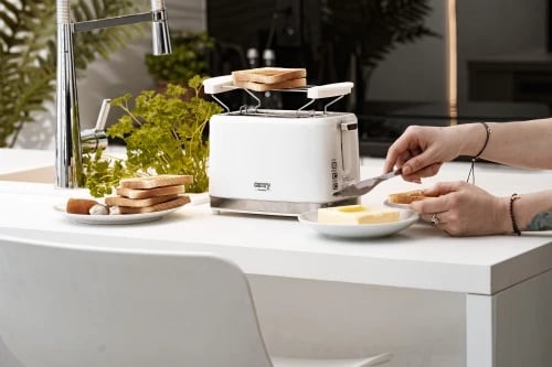 toster Adler CR 3219 2 feta 900 W 6 nivele ngjyrë e bardhë