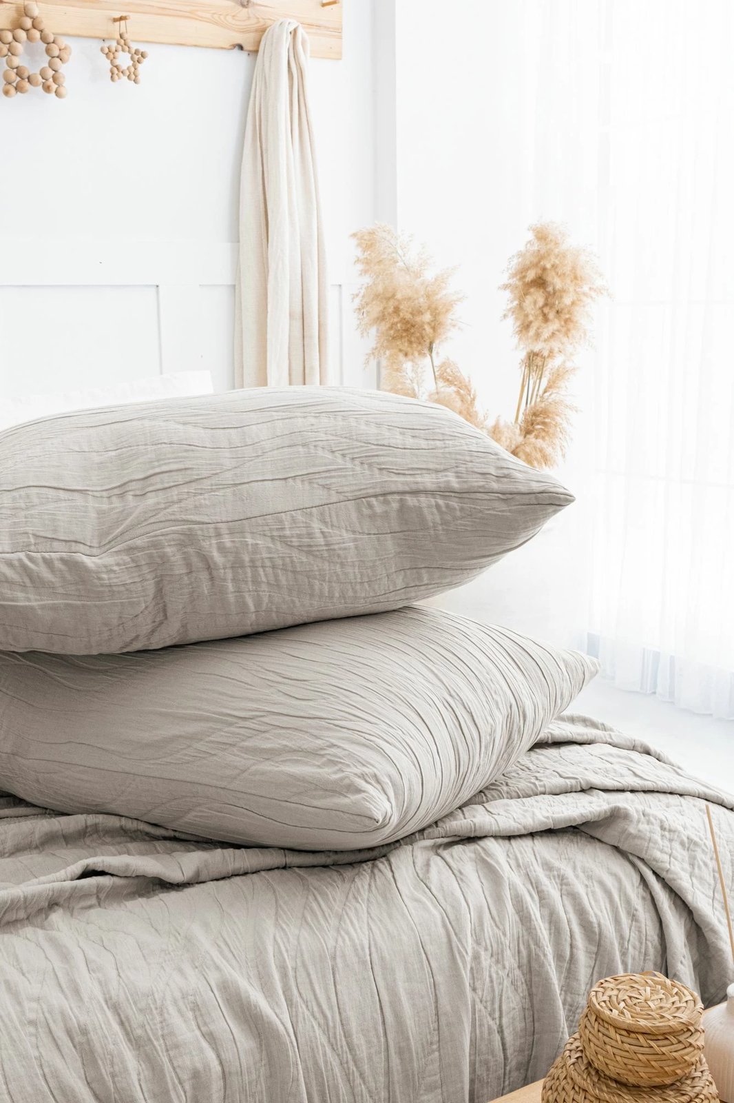 Set mbulesë dysheku dopio, Janna, ngjyrë bezhë