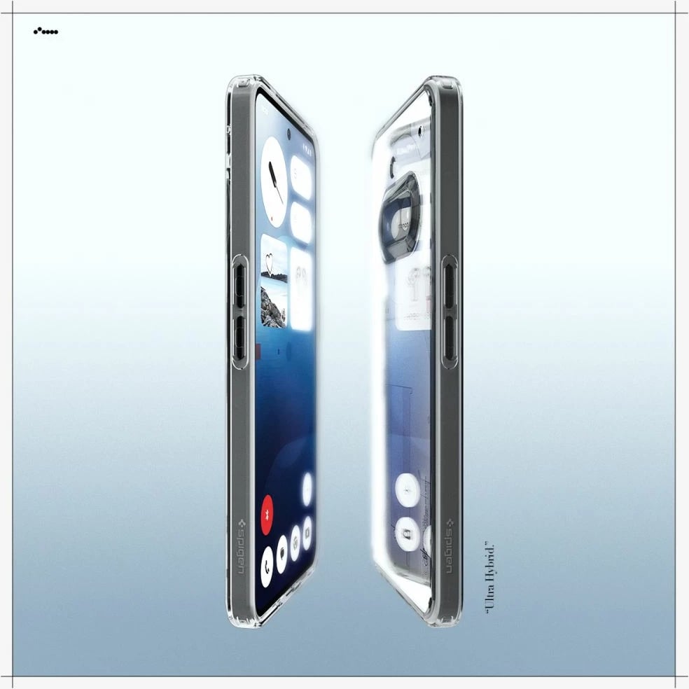Mbështjellës Spigen Ultra Hybrid për Nothing Phone 3A, Transparent