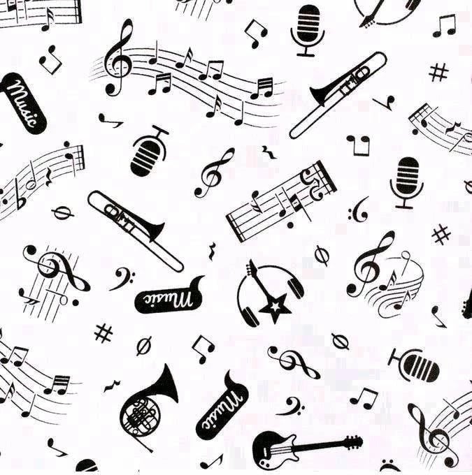 pantallona bebe NEW BABY Music, 100% pambuk, madhësia 86 (12-18m), e bardhë