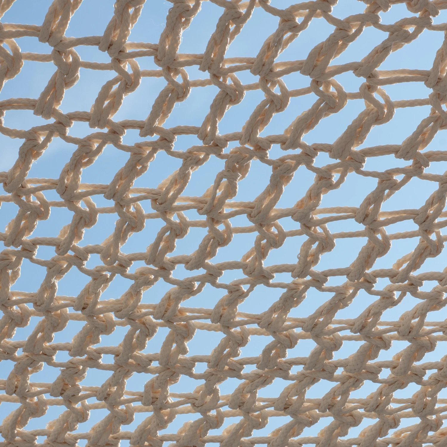 Tendë dielli macrame, ngjyrë bezhë, 300x300cm