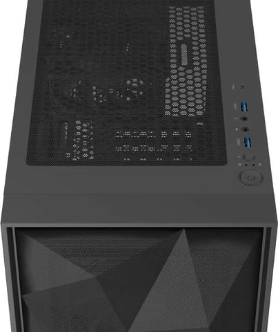 Kasë Natec Genesis Diaxid 605F, Midi Tower, ATX, USB-C, e zezë Kasë Natec Genesis Diaxid 605F, Midi Tower, ATX, USB-C, e zezë