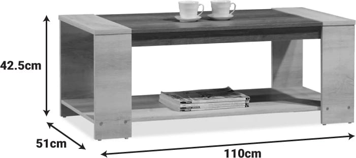 Set mobiljesh për dhomë dite studentësh, Caalm, 2 copë