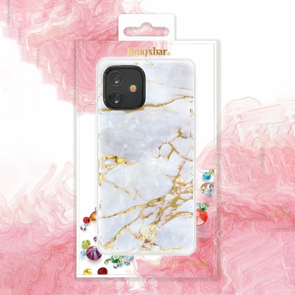 Mbështjellës Kingxbar Agate Series për iPhone 12 mini, Kuq
