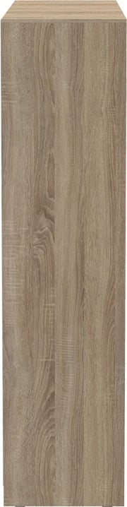 Dollap me dy dyer rrëshqitëse me pasqyrë, ngjyrë sonoma, 240x60x240cm