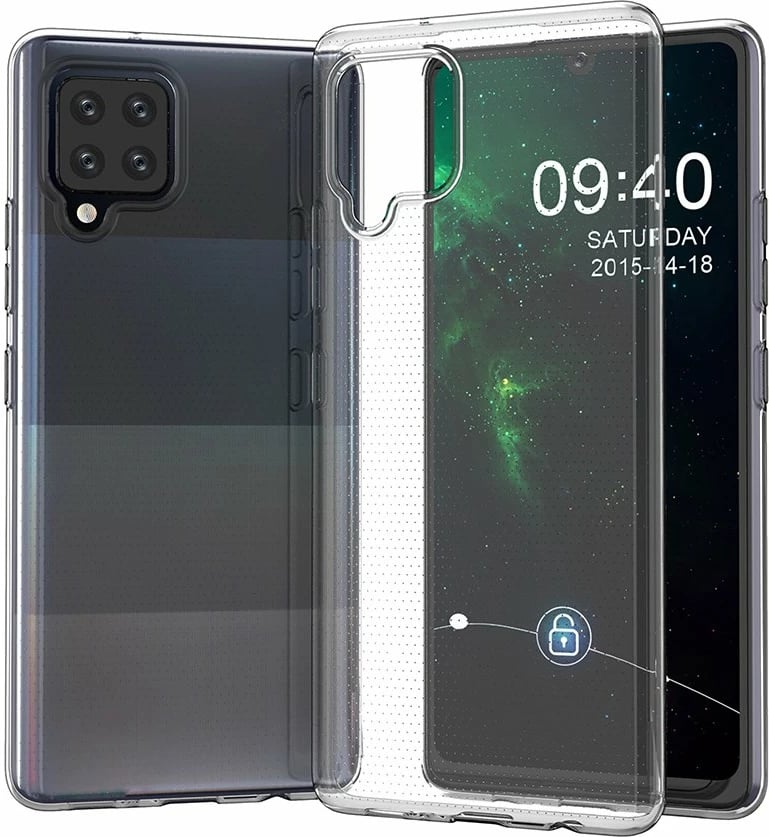 Mbështjellës Hurtel Ultra Clear 0.5mm për Samsung Galaxy A12 / Galaxy M12, Transparent