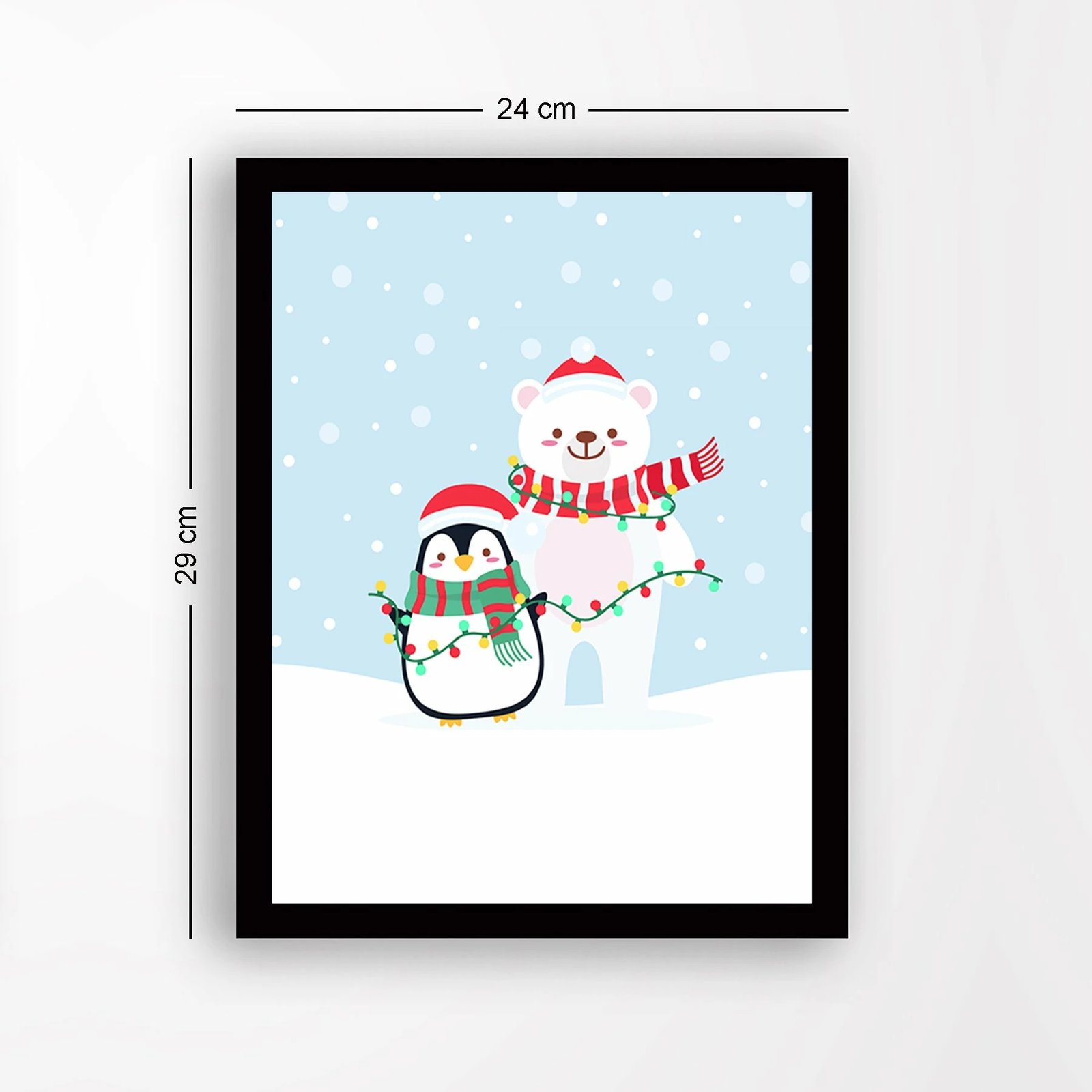 Pikturë dekorative me kornizë, MDF, Wallity, SC533917, shumëngjyrëshe, 24x29cm