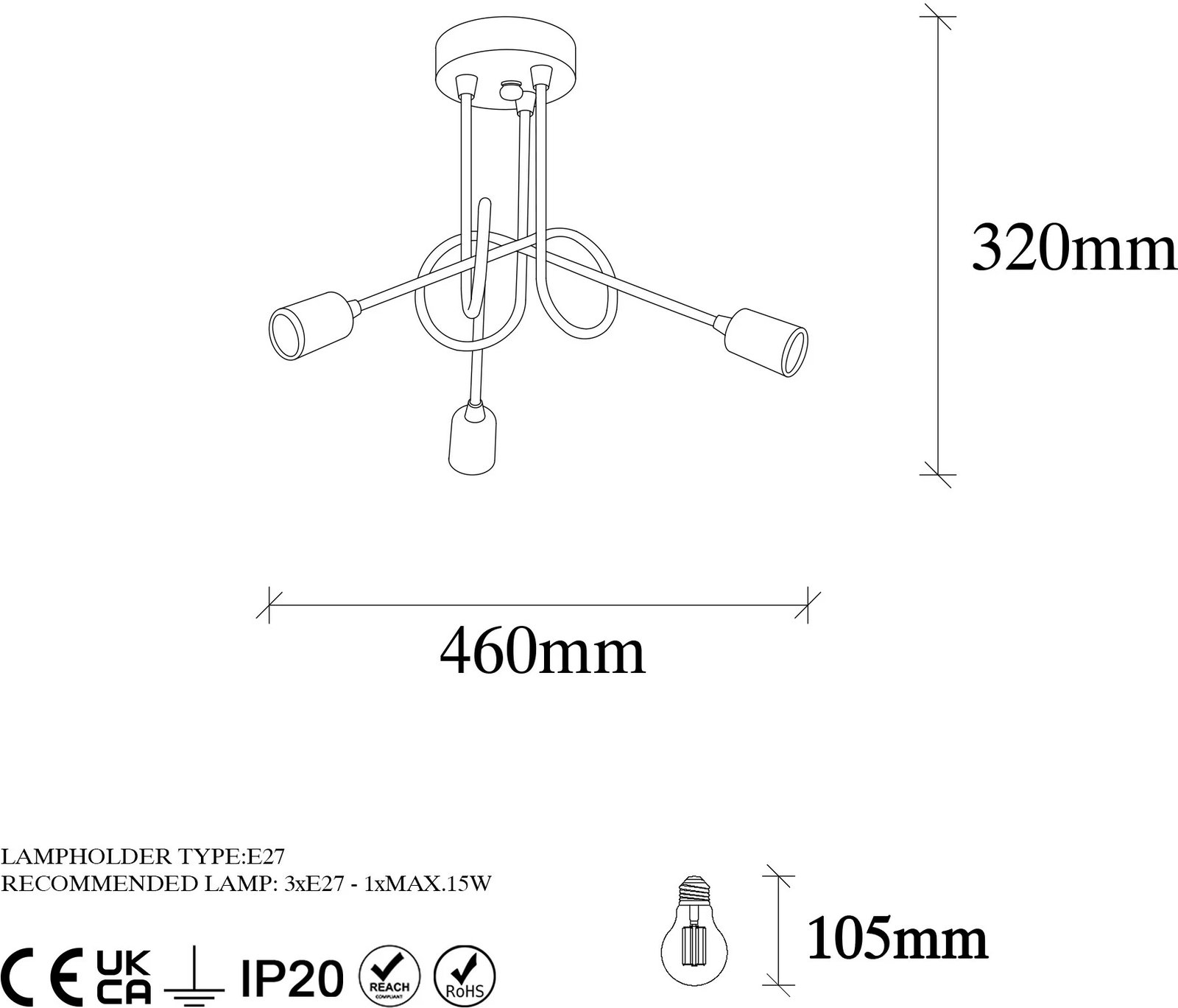Llambë tavani industriale Opviq, Viraj - 10875, ngjyrë e zezë dhe antike Llambë tavani industriale Opviq, Viraj - 10875, ngjyrë e zezë dhe antike