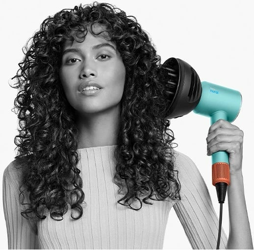 Tharëse flokësh Dyson Supersonic Nural, 1600 W, 13.3 l/s, Blu, Portokalli Tharëse flokësh Dyson Supersonic Nural, 1600 W, 13.3 l/s, Blu, Portokalli